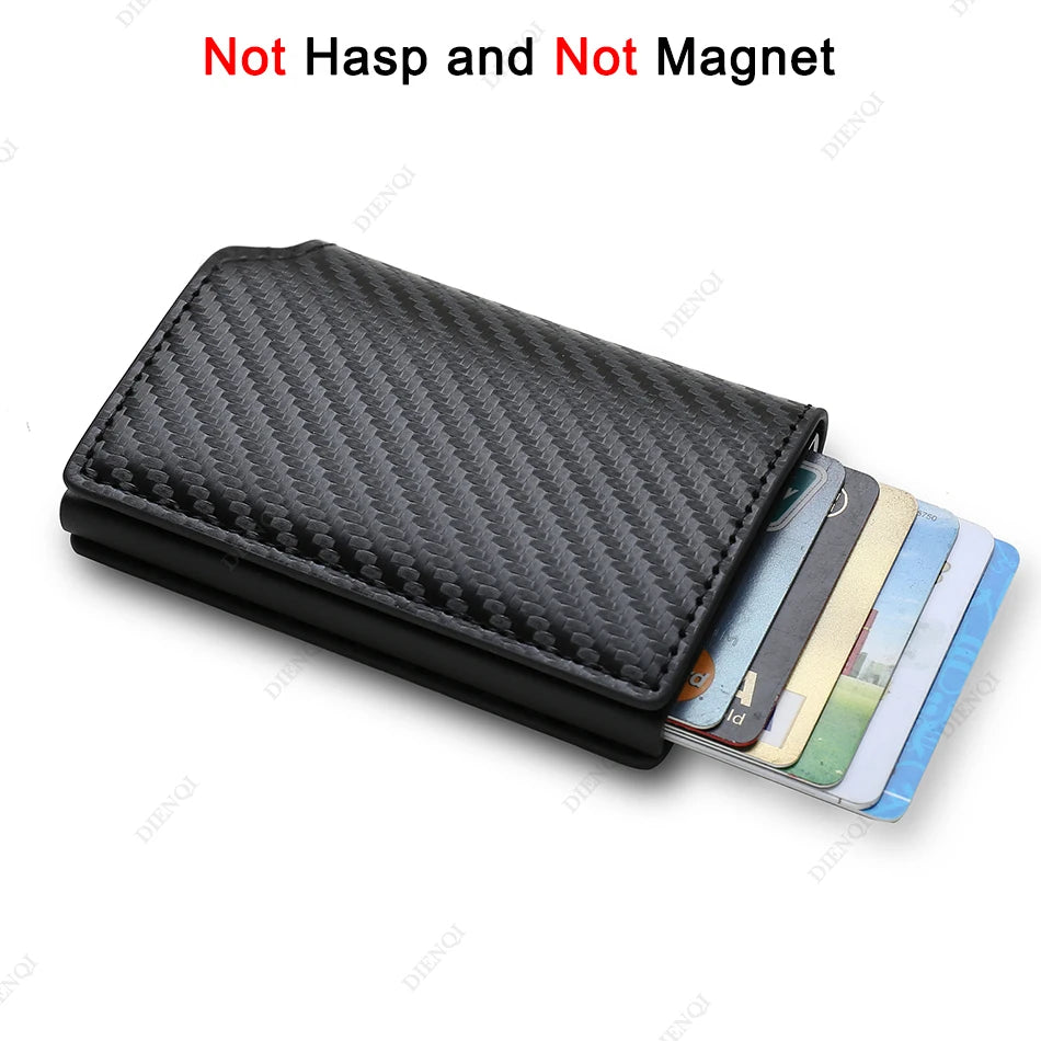 Anti Thief Rfid Credit Card Holder Smart Minimalist Wallet (Unisex)