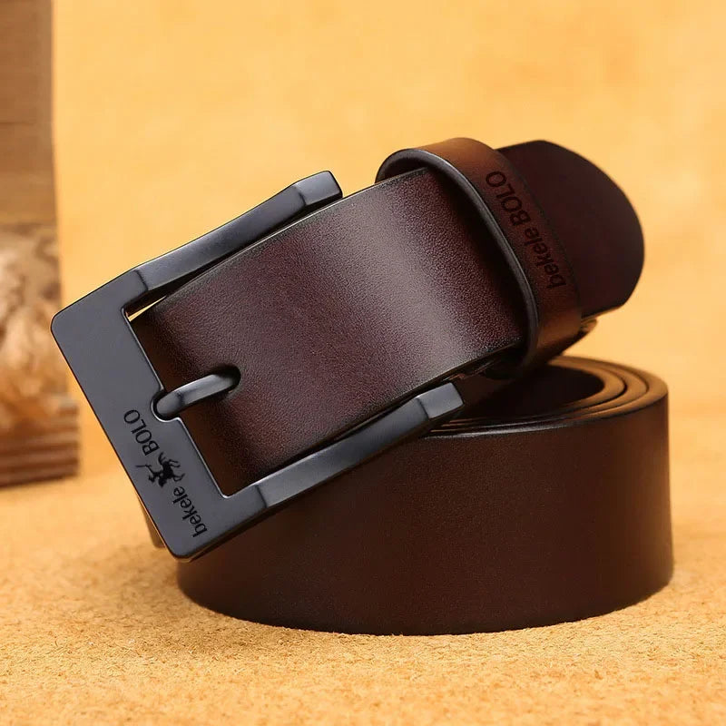 Luxury Brand Jeans Belts for Men Real Genuine Leather
