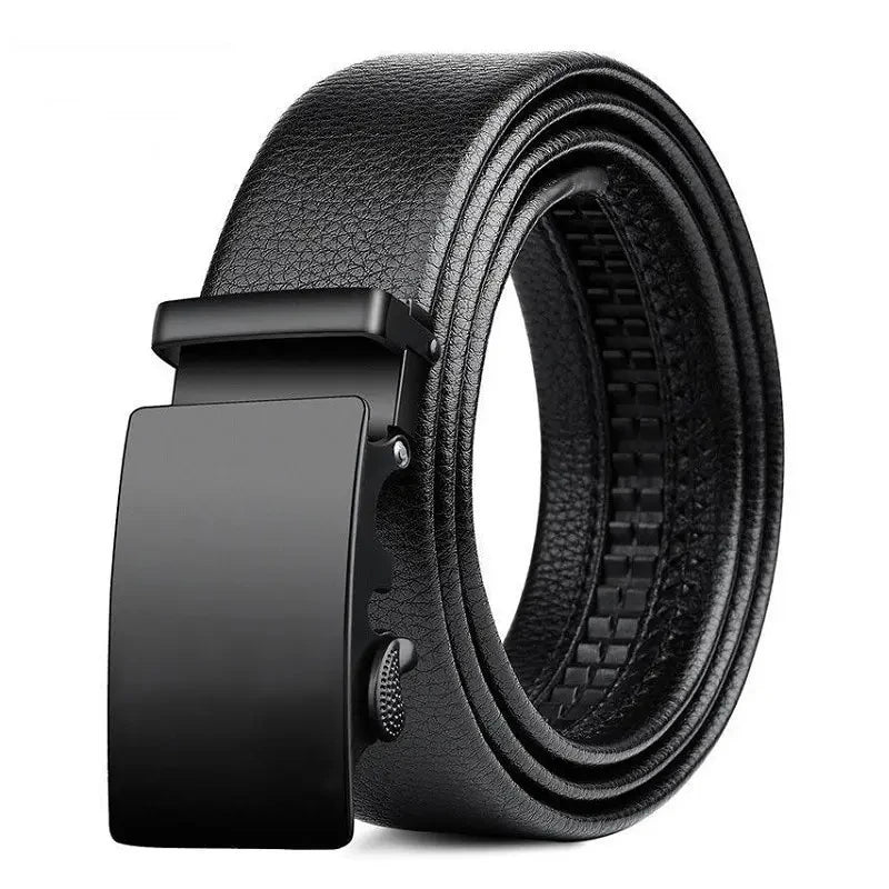 Men's PU Leather Automatic Buckle Belt