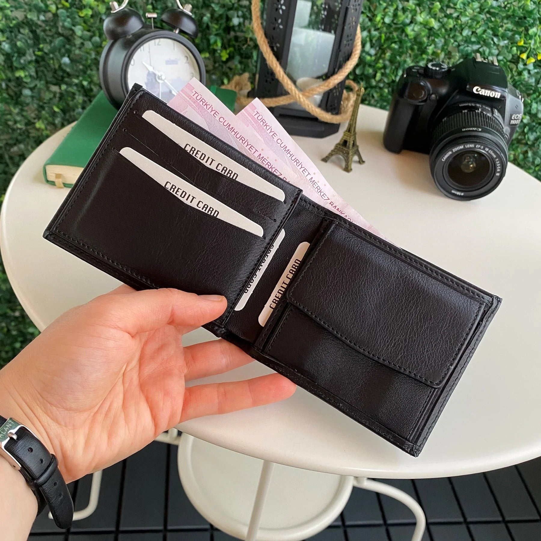 Zendar - Genuine Leather Classic Trifold Men'S Wallet