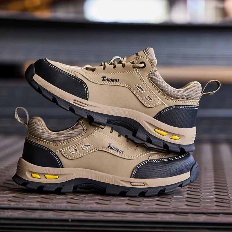 Men's Puncture-Resistant Safety Shoes | Durable Work Boots | Tactical Protective Footwear