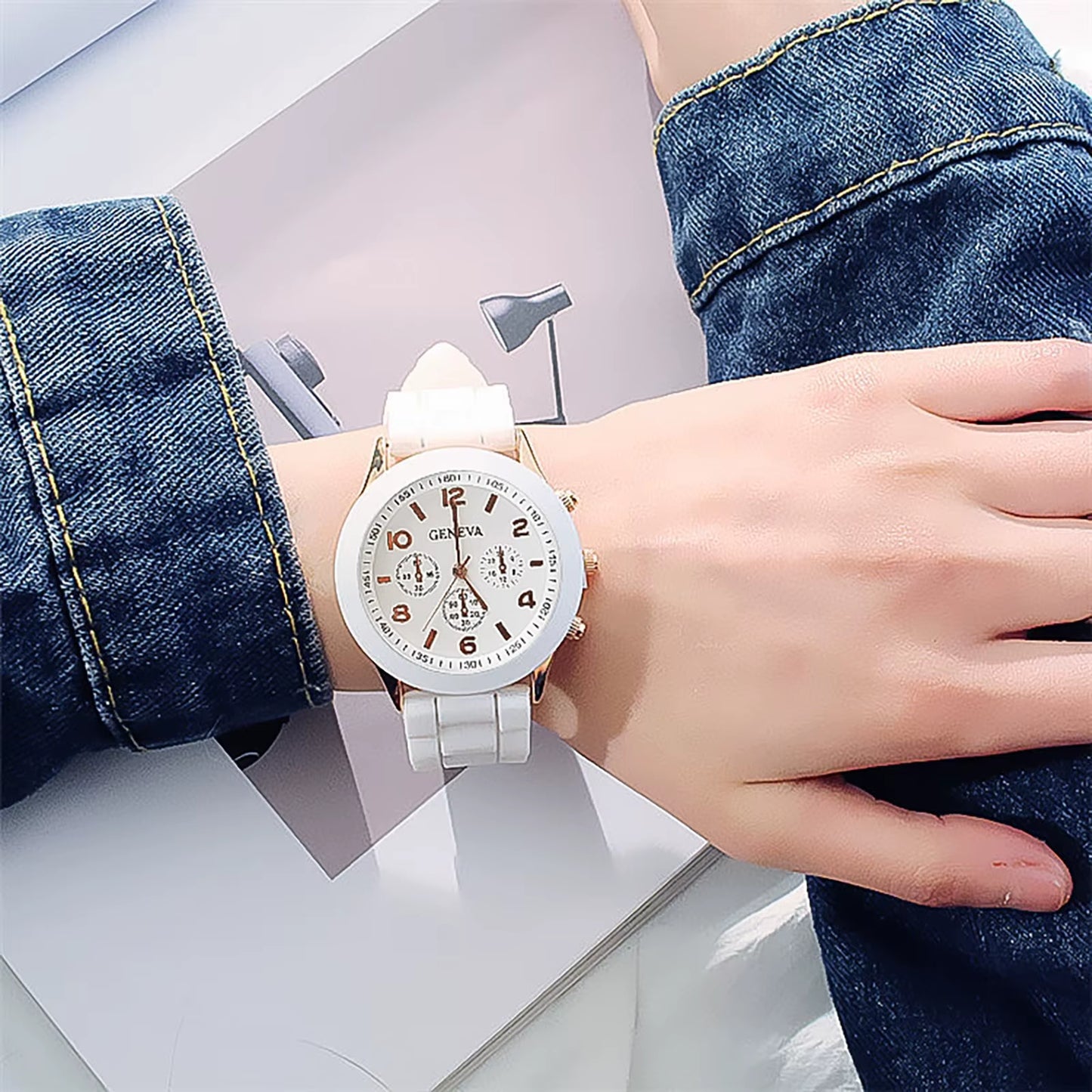 Men'S and Women'S Watches Women'S Waterproof Watches Quartz Watch Decorations Quartz Wristwatch Montres Femmes Watch for Women