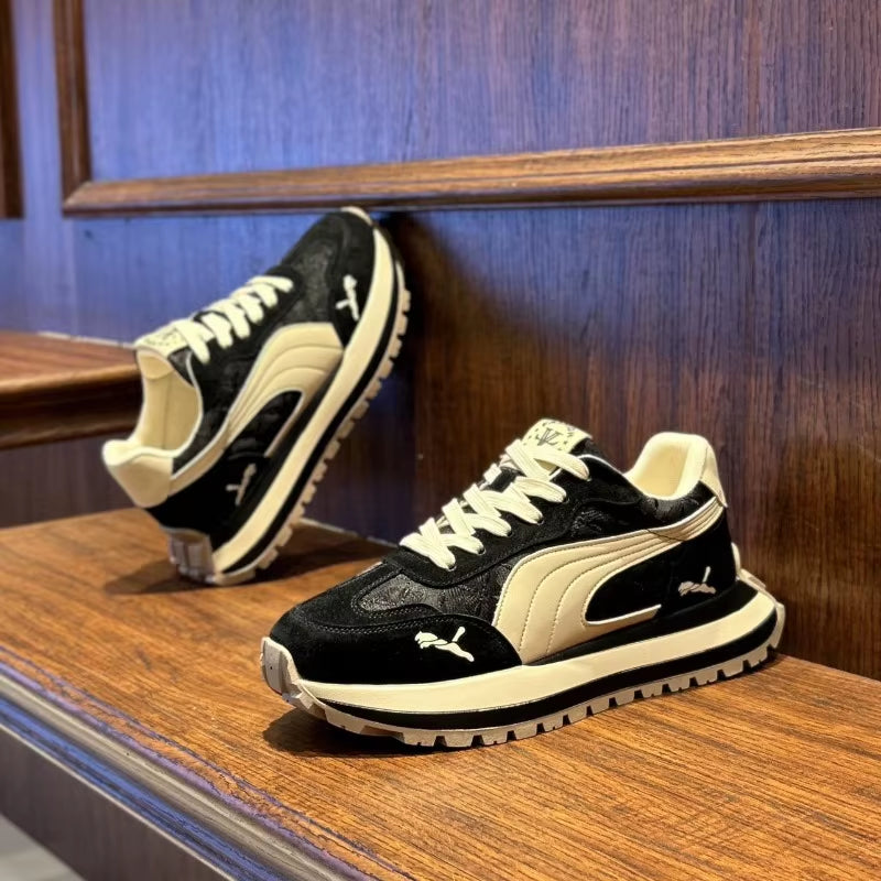 Men's Casual Sports Shoes - Summer Thick-Soled Non-Slip Outdoor Footwear