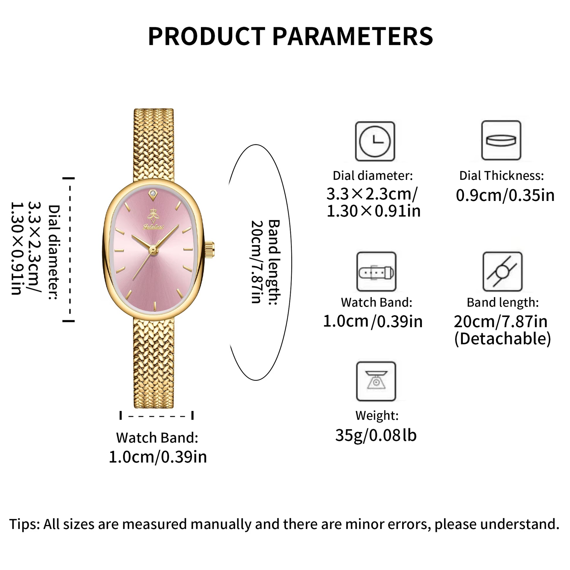 Brand Fashion Women'S Quartz Watch Slim Metal Woven Strap Women'S Watches Niche Trend Watches Gift Set