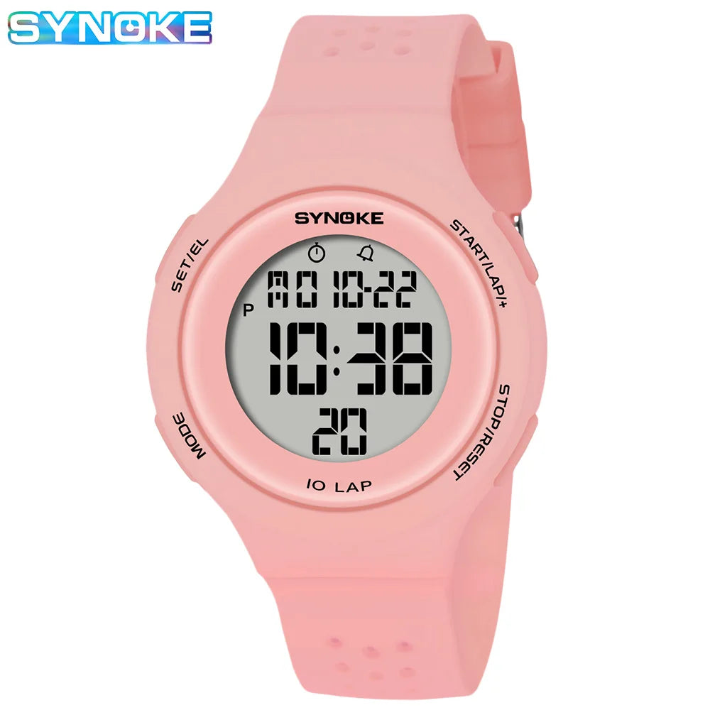 Women'S Watches Thin Luxury Swim Waterproof Digital Sport Watch for Men LED Electronic Clock Multifunc Diving Wristwatch
