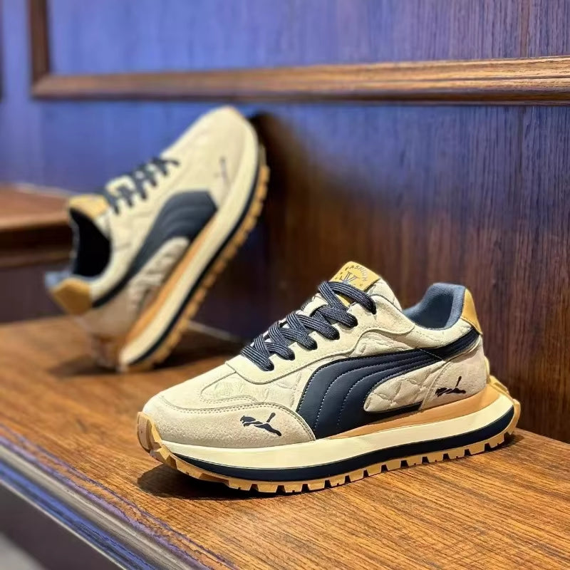 Men's Casual Sports Shoes - Summer Thick-Soled Non-Slip Outdoor Footwear