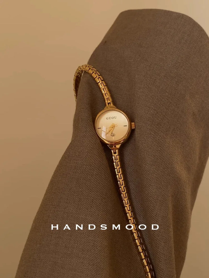 Vintage Women'S Watches Quartz Watches Stainless Steel Clock Ladies Wristwatch Top Brand Luxury Watches Women Relogios Feminino