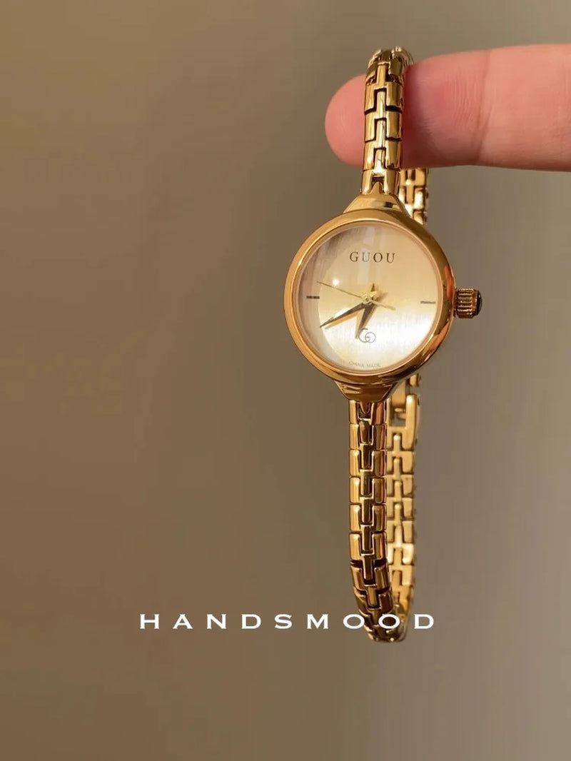 Vintage Women'S Watches Quartz Watches Stainless Steel Clock Ladies Wristwatch Top Brand Luxury Watches Women Relogios Feminino