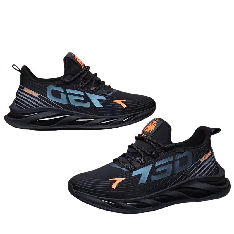 Men's Casual Slip-On Fashion Sneakers - Breathable Running and Outdoor Training Shoes