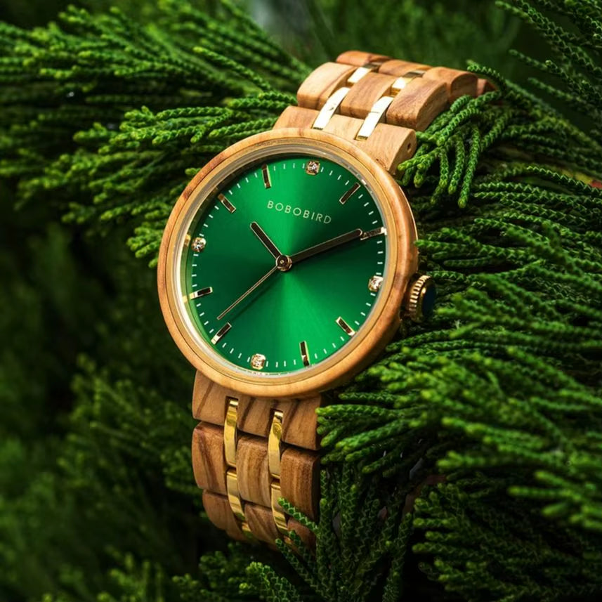 Women'S Watches Luxury Woman Quartz Watch for Women Wristwatch Ladies Watch Custom Wrist Watches Wood Timepieces