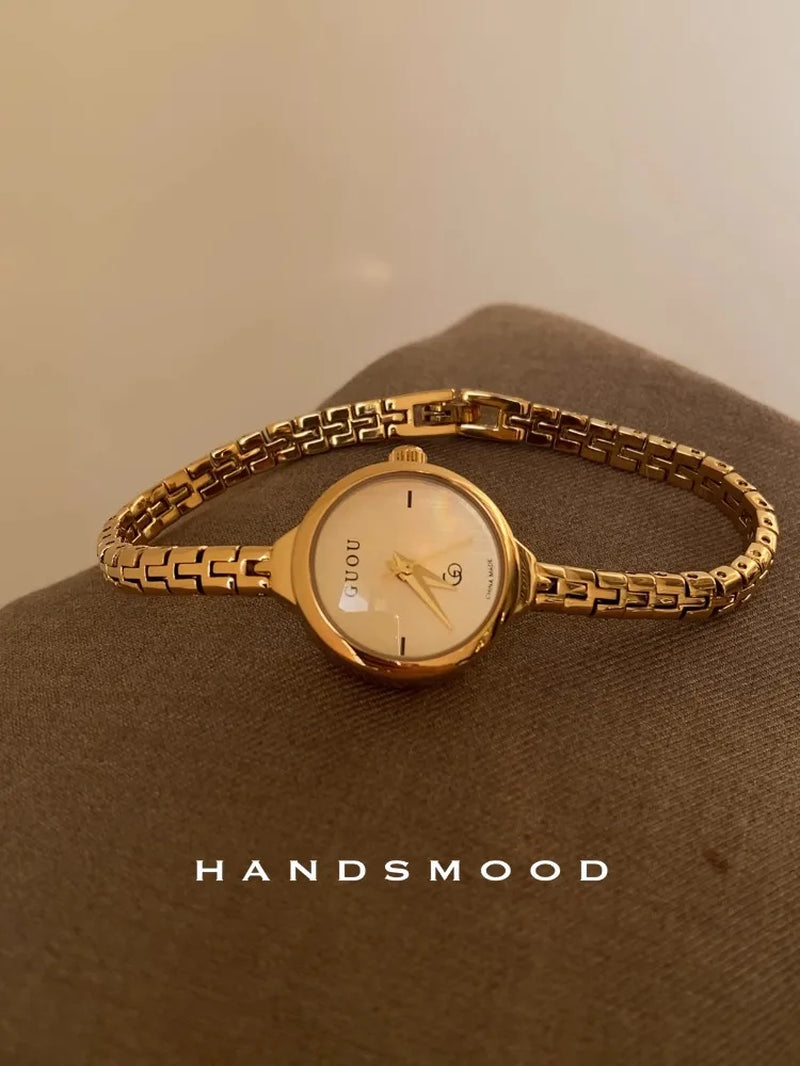 Vintage Women'S Watches Quartz Watches Stainless Steel Clock Ladies Wristwatch Top Brand Luxury Watches Women Relogios Feminino