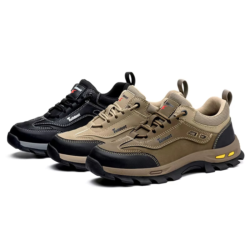 Men's Puncture-Resistant Safety Shoes | Durable Work Boots | Tactical Protective Footwear