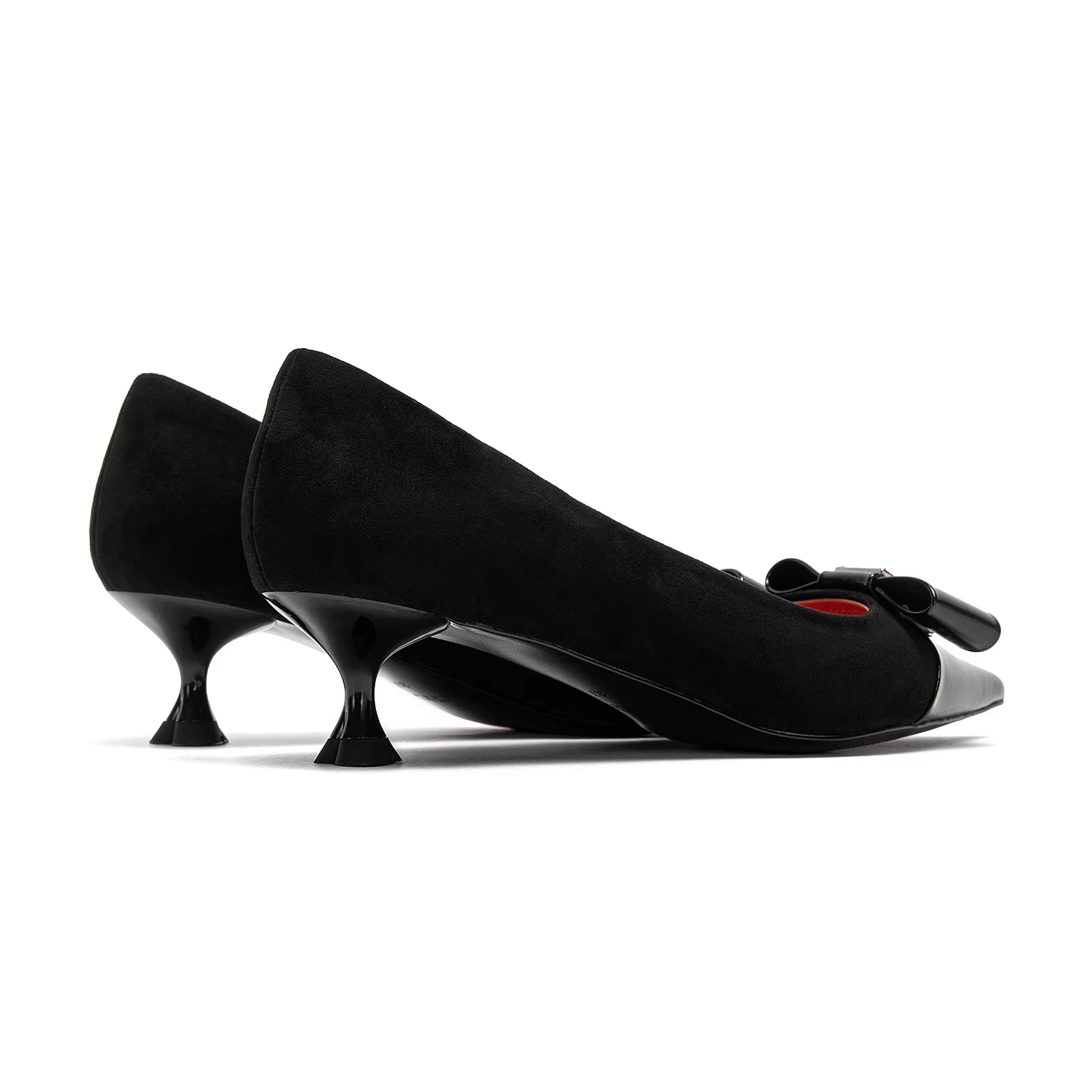 Women'S High Heels Winter anti Velvet Women'S Shoes Business Dinner Black Heels 5Cm