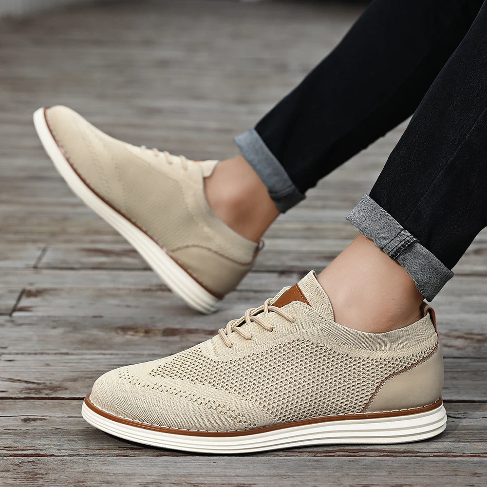 Lightweight and Breathable Casual Footwear for Plus Size Men
