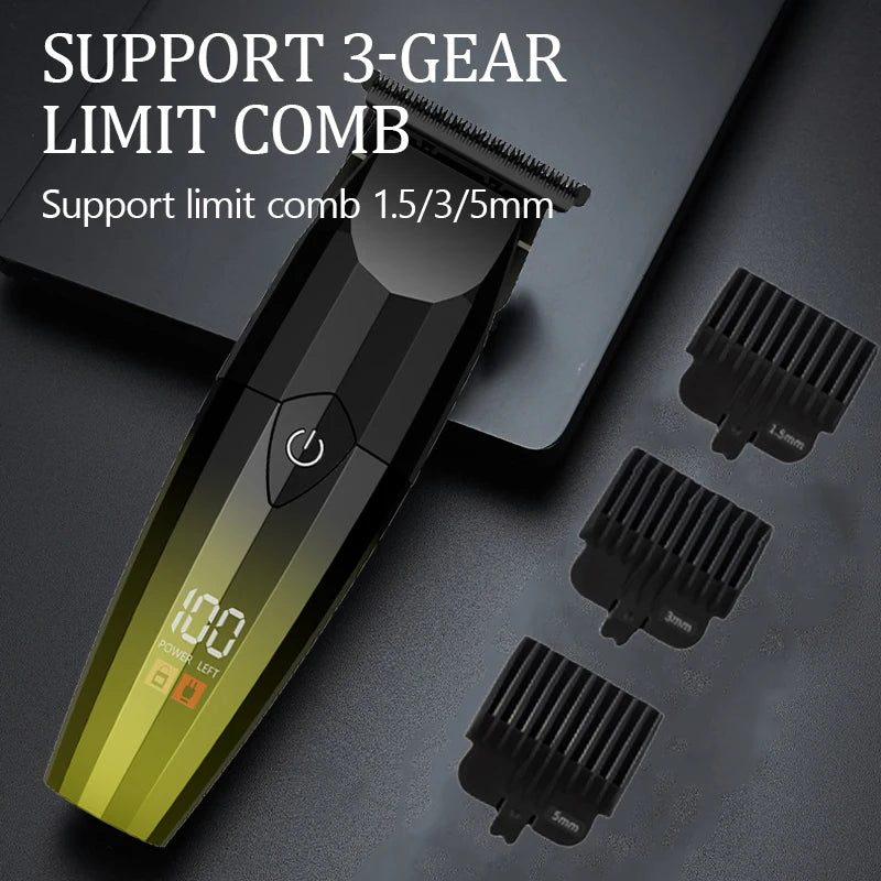 Professional Cordless Rechargeable Hair Clipper for Men