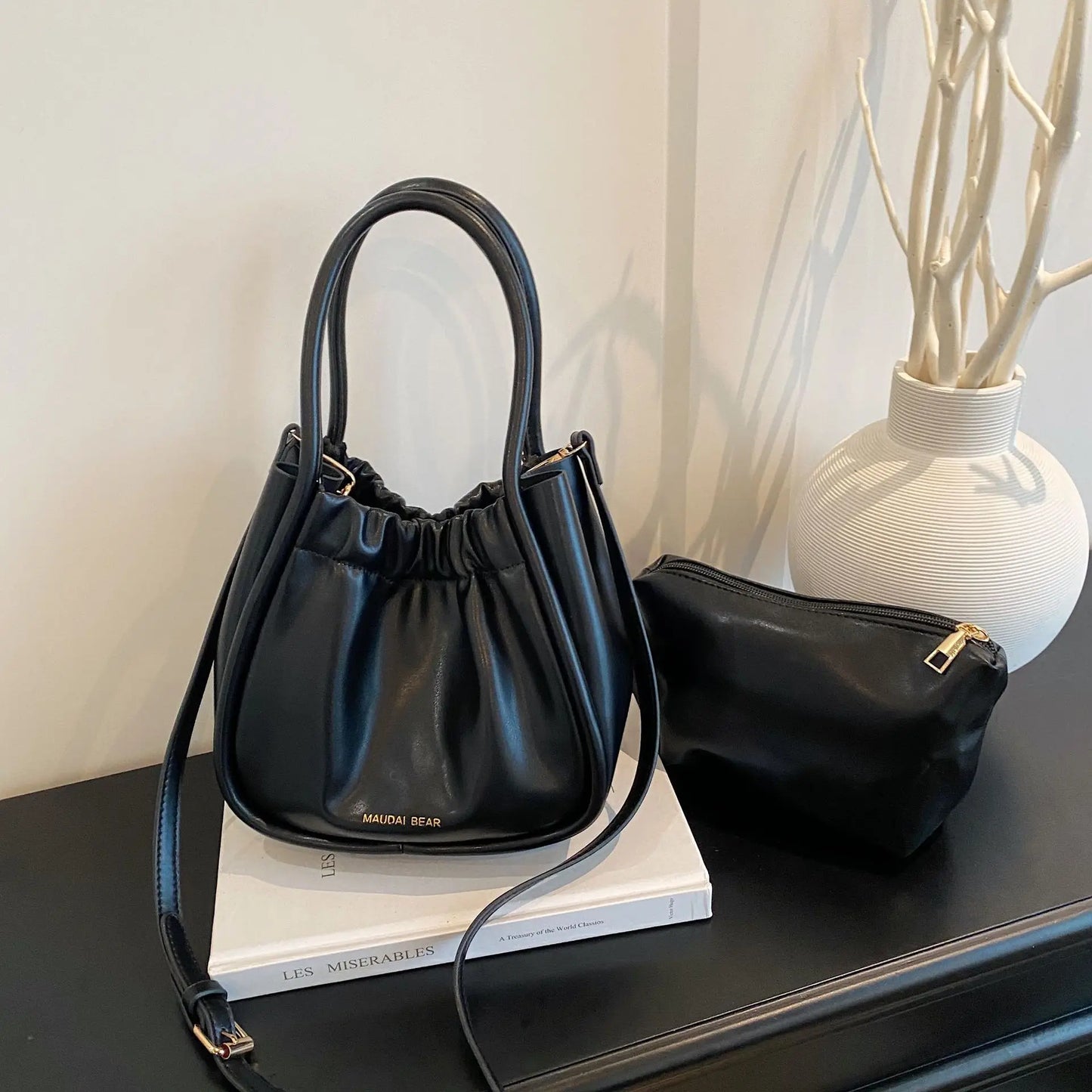 Tote Bucket Bag for Women