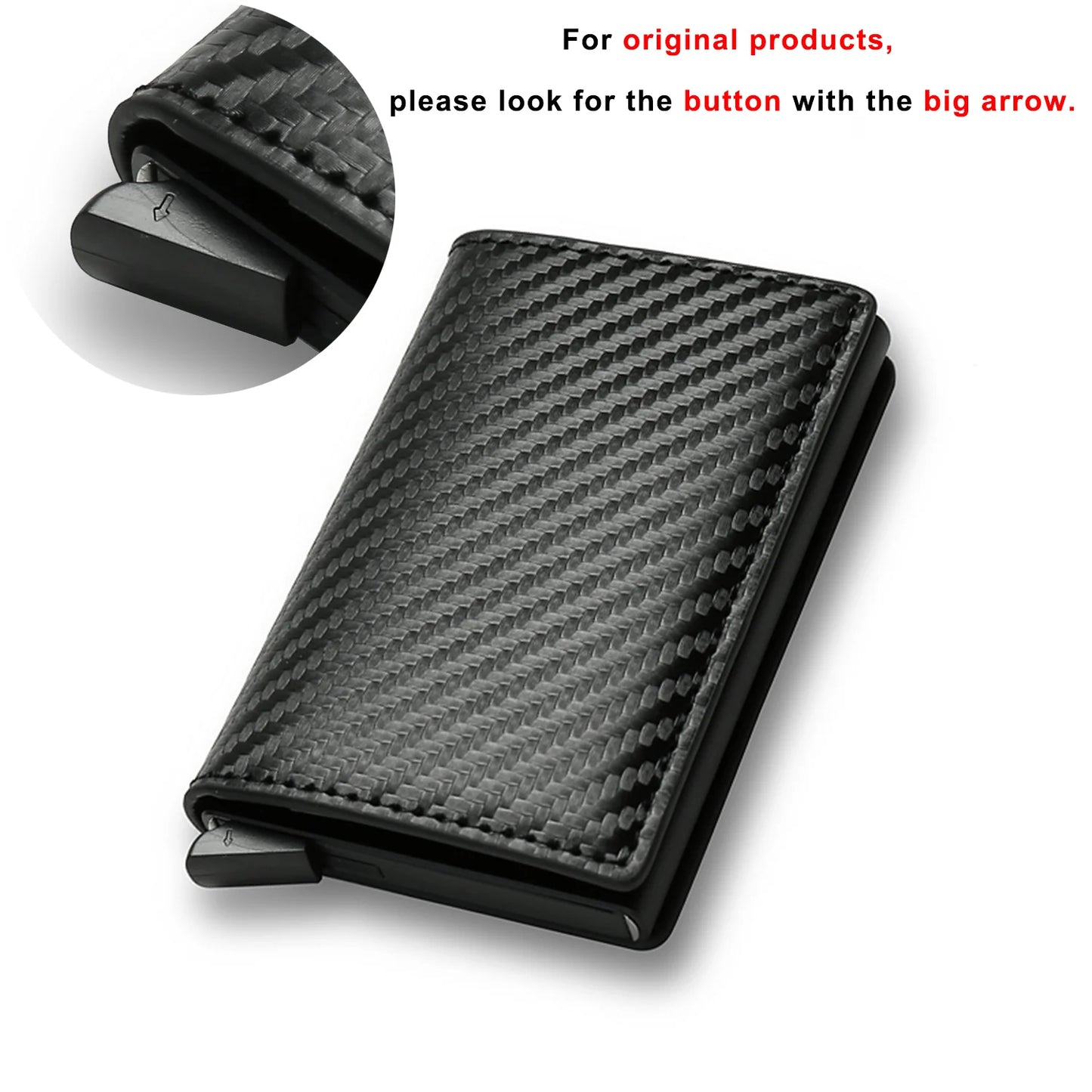 Anti Thief Rfid Credit Card Holder Smart Minimalist Wallet (Unisex)