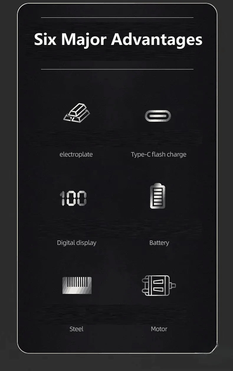 Professional Hair Cut Machine Face Shaver for Men