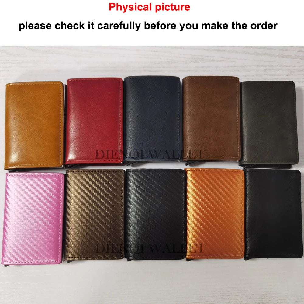 Anti Thief Rfid Credit Card Holder Smart Minimalist Wallet (Unisex)