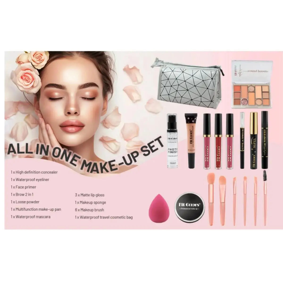 Professional Waterproof Korean Makeup Kit