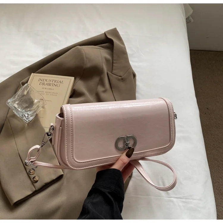 Women's Small Bag - Premium Texture, Versatile Crossbody, Hot Shoulder/Armpit Square Style