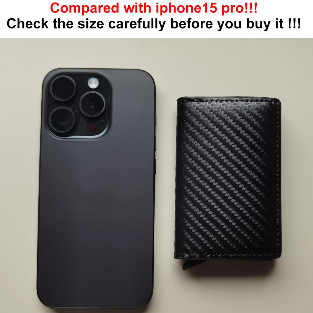 Anti Thief Rfid Credit Card Holder Smart Minimalist Wallet (Unisex)