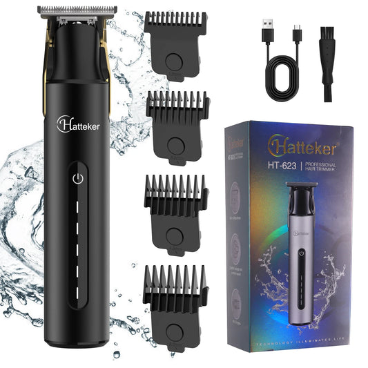 Hatteker Cordless USB Rechargeable Beard ,Hair Trimmer For Men