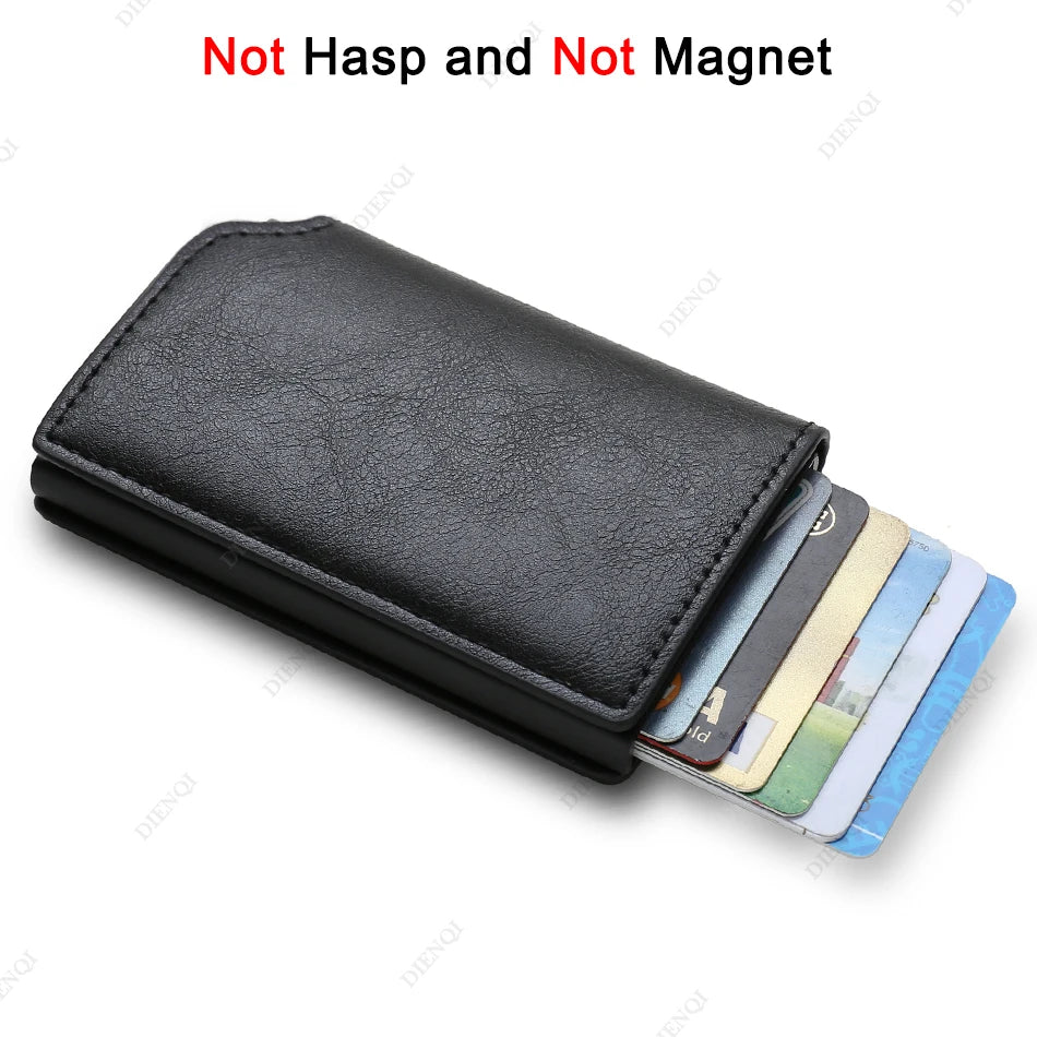 Anti Thief Rfid Credit Card Holder Smart Minimalist Wallet (Unisex)