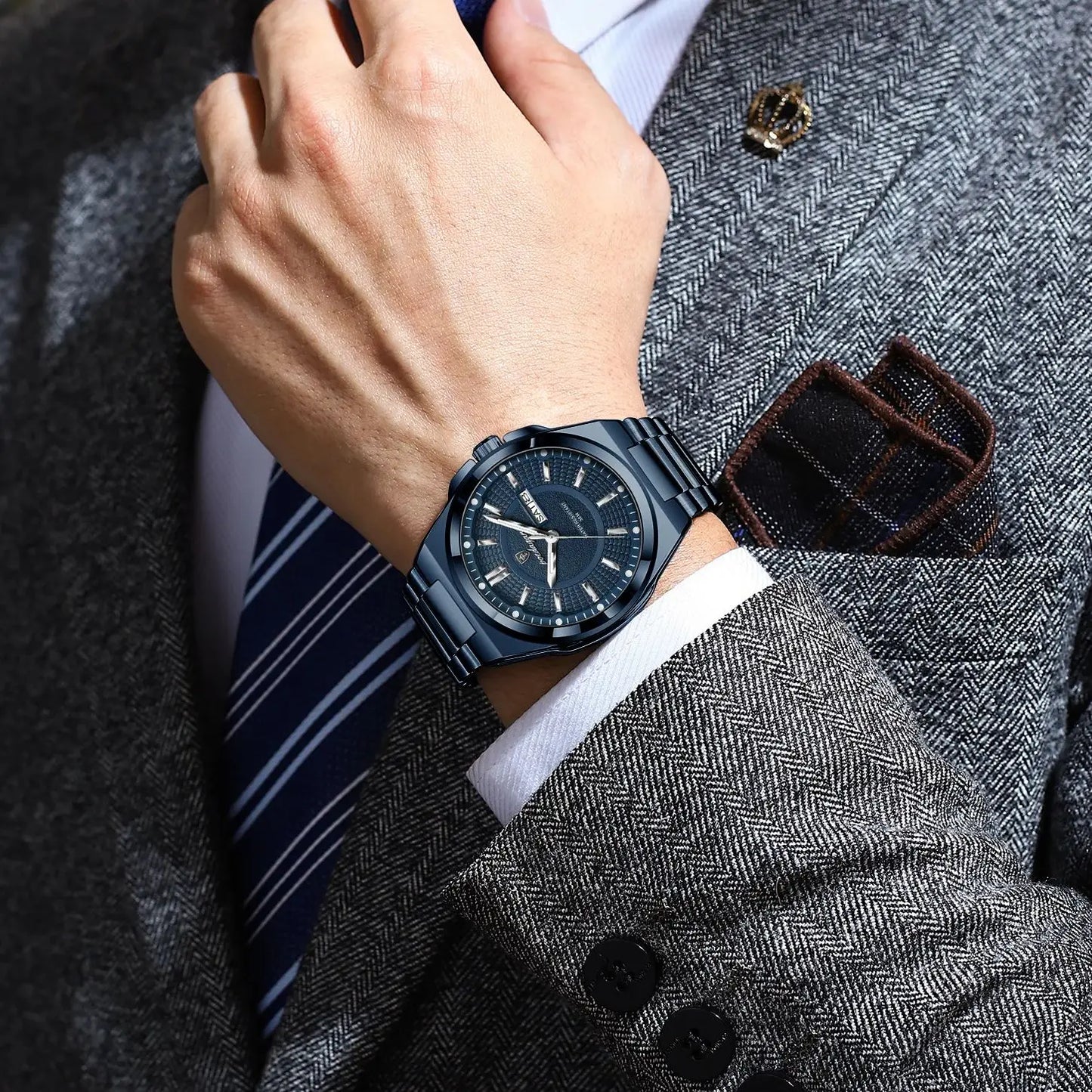 POEDAGAR Sport Original Wristwatch For Men