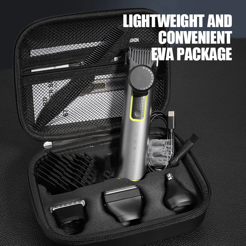 Beard Trimmer for Men (Adjustable Hair Clippers Electric, Cordless, Waterproof)