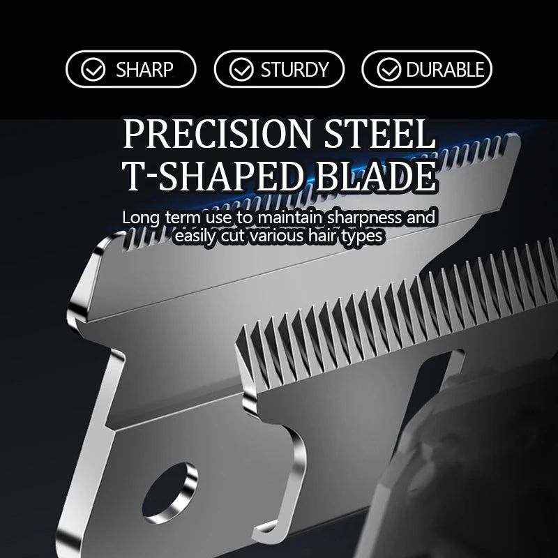 Professional Cordless Rechargeable Hair Clipper for Men