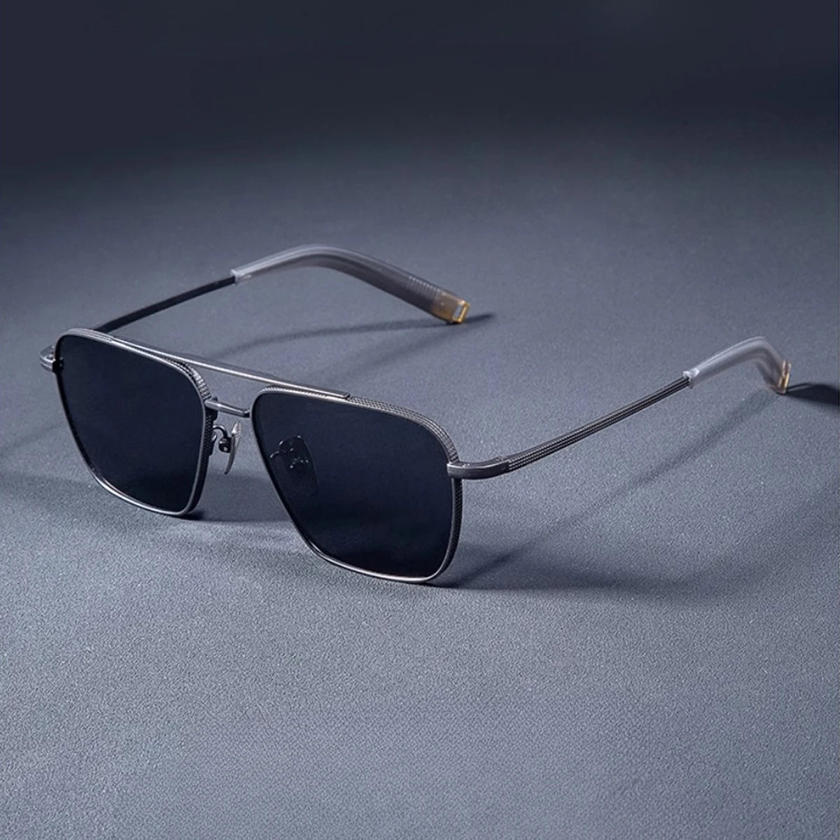 Men's Retro Sunglasses With  High Quality Metal Frame