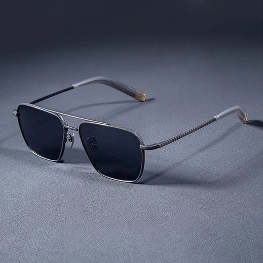 Men's Retro Sunglasses With  High Quality Metal Frame