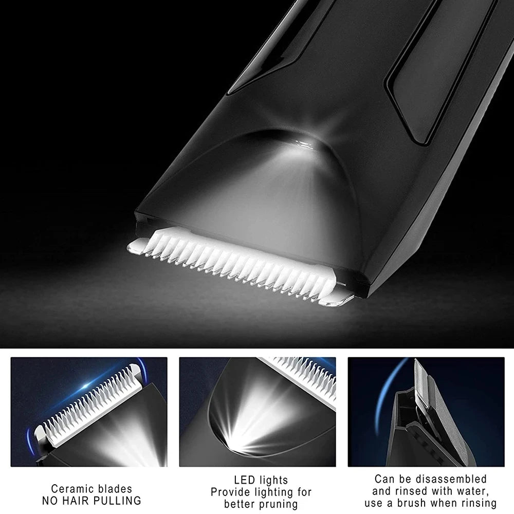 Professional Hair, Beard Trimmer Electric Shaver for Men (Intimate Areas Hair Shaving)