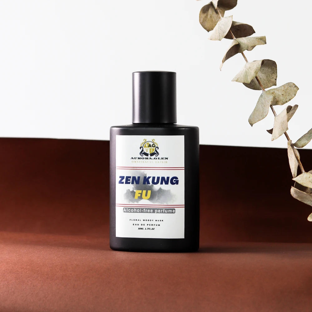 Men's Fresh Woody Alcohol-Free Perfume with Cedarwood Vetiver Cologne Pink Pepper Mint