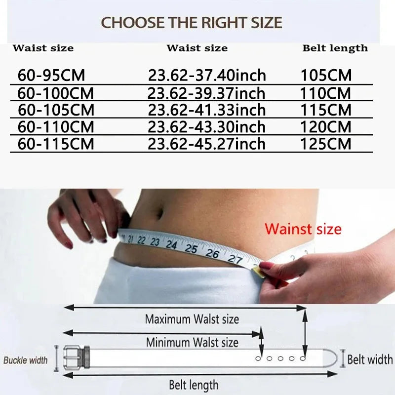 Genuine Leather Casual Designer Belts  for men