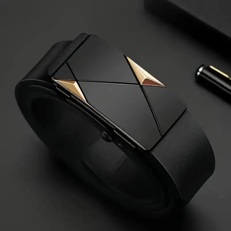 Stylish Men's PU Leather Belt