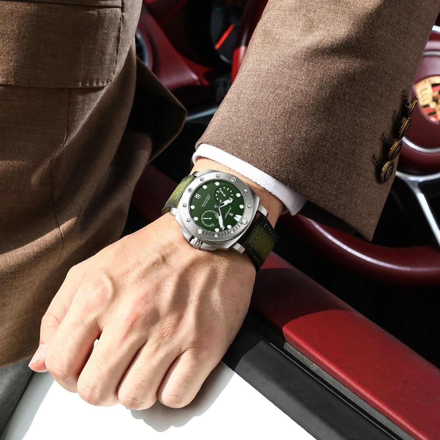 POEDAGAR High Quality Military Luminous Waterproof Watch For Men