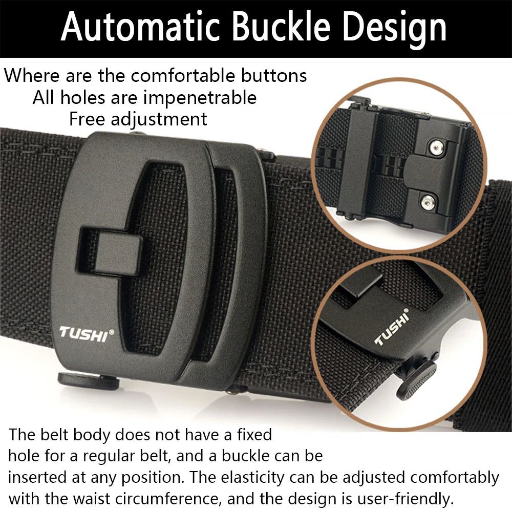 Army Tactical Quick Release Military Airsoft Training Molle Belt (Unisex)