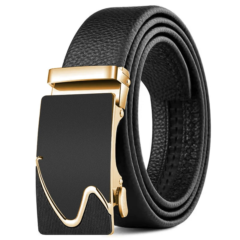 Men's Fashion Leather Belt - Genuine Leather