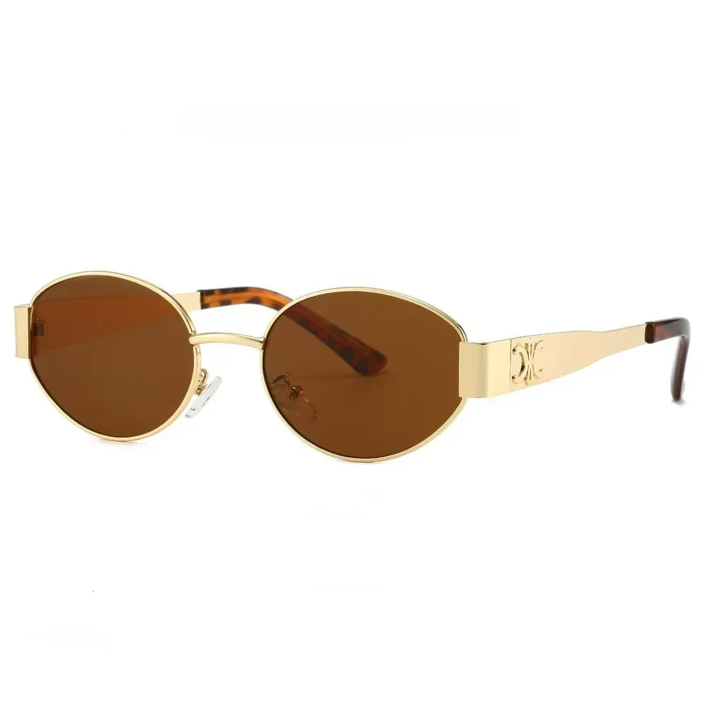 Luxury Metal Brand Sunglasses for Men and Women