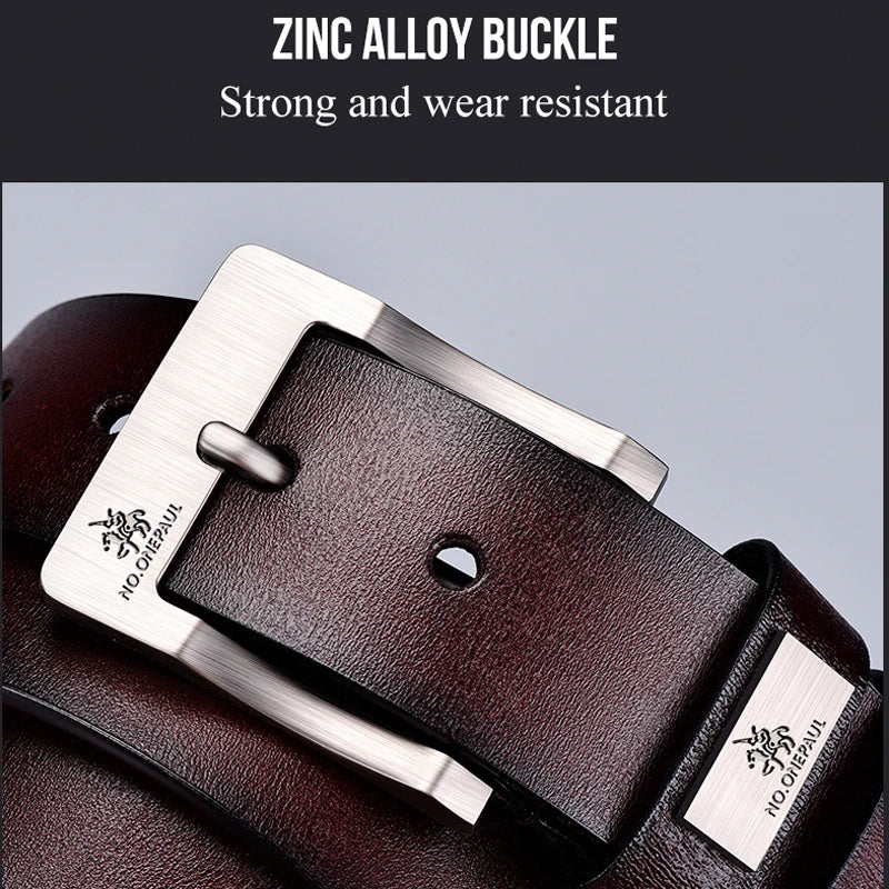 Leather Luxury Strap Male Belts