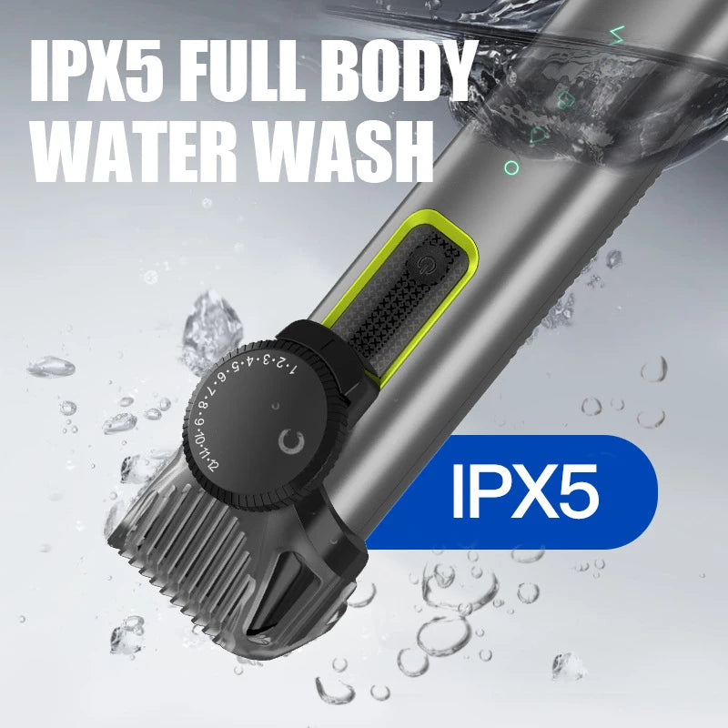 Beard Trimmer for Men (Adjustable Hair Clippers Electric, Cordless, Waterproof)