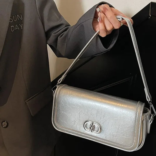 Women's Small Bag - Premium Texture, Versatile Crossbody, Hot Shoulder/Armpit Square Style