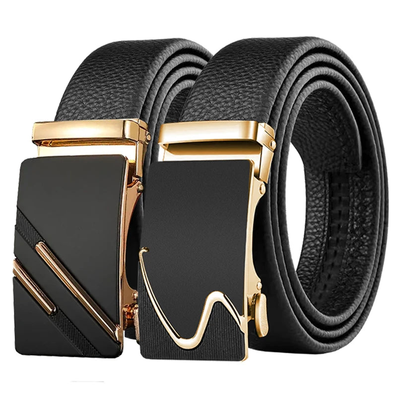 Men's Fashion Leather Belt - Genuine Leather