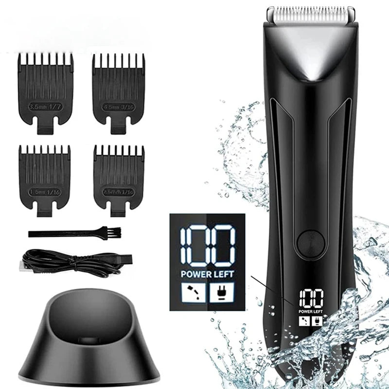 Professional Hair, Beard Trimmer Electric Shaver for Men (Intimate Areas Hair Shaving)
