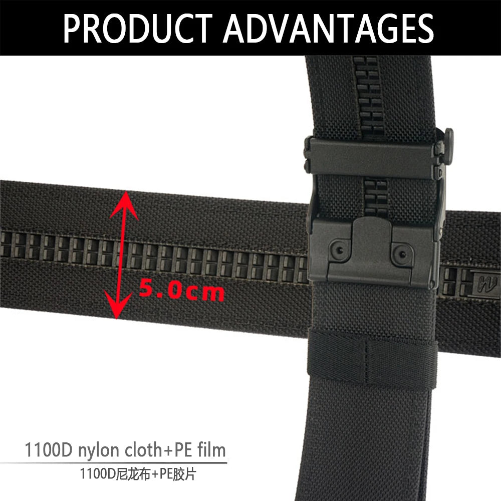 Army Tactical Quick Release Military Airsoft Training Molle Belt (Unisex)