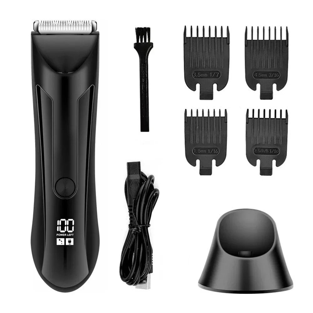 Professional Hair, Beard Trimmer Electric Shaver for Men (Intimate Areas Hair Shaving)