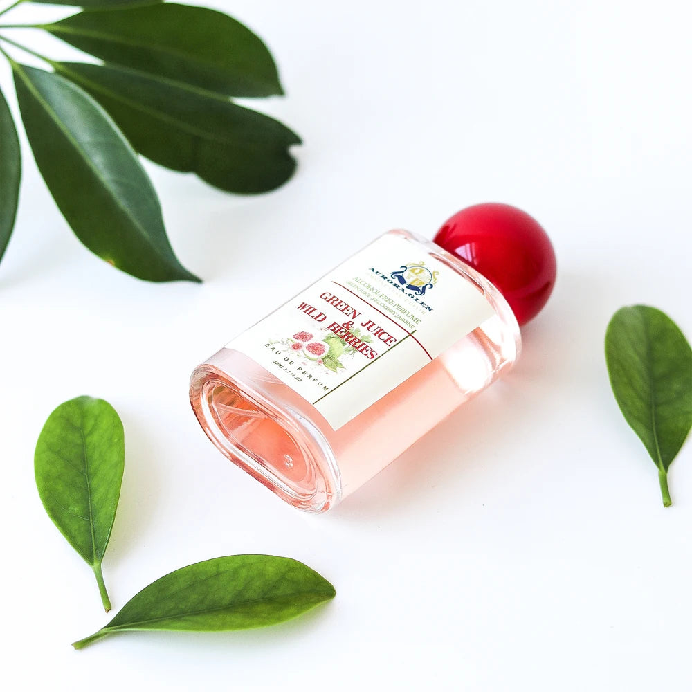 Men's Fresh Woody Alcohol-Free Perfume with Cedarwood Vetiver Cologne Pink Pepper Mint