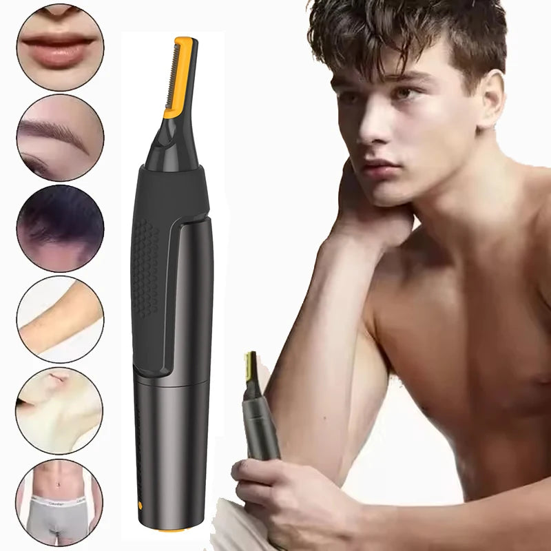 Portable Electric Nose Hair, Ear Hair, Eyebrow Trimmer For Men